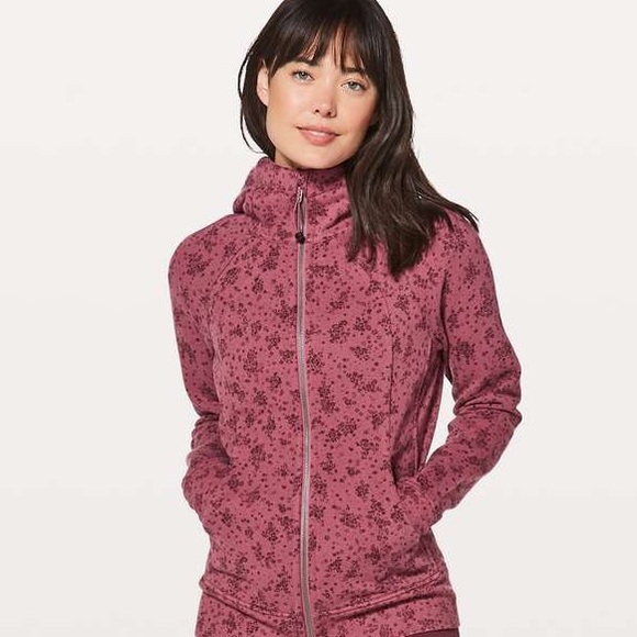 Lululemon Scuba Hoodie - Pixie Floral So Merlot - Picture 7 of 7
